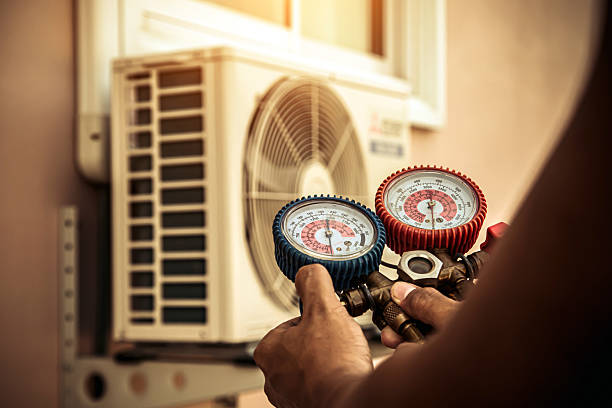 Professional Ductwork Repair technician working in Cohasset, MA